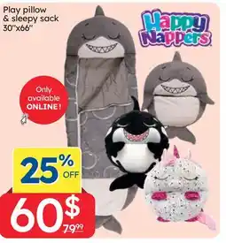 Rossy Play pillow & sleepy sack offer