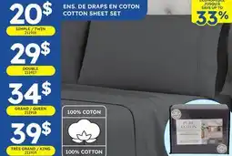 Rossy COTTON SHEET SET offer
