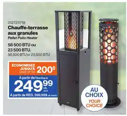 Patrick Morin Pellet Patio Heater offer