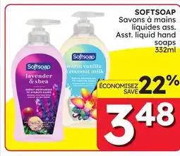 Rossy SOFTSOAP Asst. liquid hand soaps offer