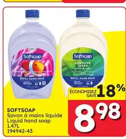 Rossy SOFTSOAP Liquid hand soap offer