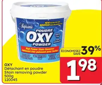 Rossy OXY Stain removing powder offer