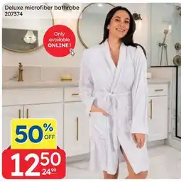 Rossy Deluxe microfiber bathrobe offer