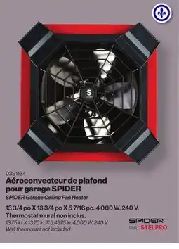 Patrick Morin SPIDER Garage Ceiling Fan Heater offer