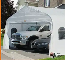 Canac 18 ft X 20 ft Deluxe Double Car Shelter offer