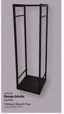 Patrick Morin Log Rack offer