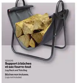 Patrick Morin Log Rack and Tote Bag offer