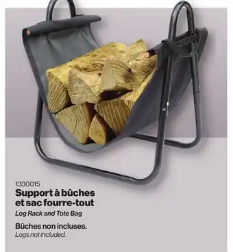 Patrick Morin Log Rack and Tote Bag offer