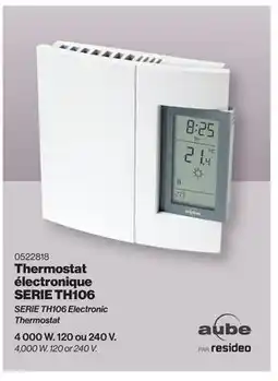 Patrick Morin SERIE TH106 Electronic Thermostat offer