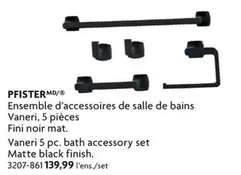 Home Hardware Vaneri 5 pc. bath accessory set offer