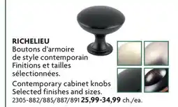 Home Hardware Contemporary cabinet knobs offer