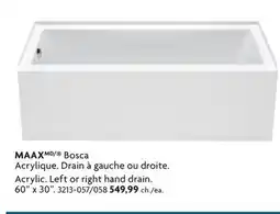 Home Hardware Acrylic Tub offer