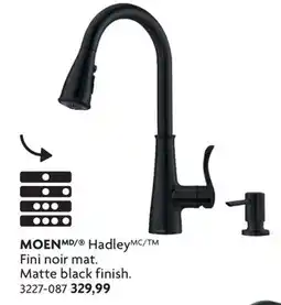 Home Hardware Fini noir mat. Matte black finish offer