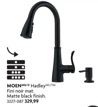 Home Hardware Fini noir mat. Matte black finish offer