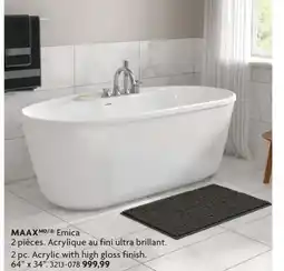 Home Hardware 2 pc. Acrylic with high gloss finish offer