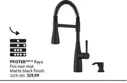 Home Hardware Raya Matte black finish kitchen faucet offer