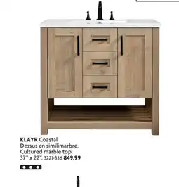 Home Hardware Cultured marble top offer