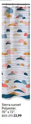 Home Hardware Sierra Sunset Shower Curtains offer