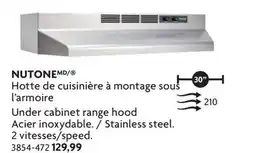 Home Hardware range hood Stainless steel offer