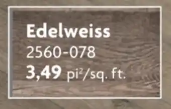 Home Hardware Edelweiss Press & Go Expresso Vinyl Plank Flooring offer