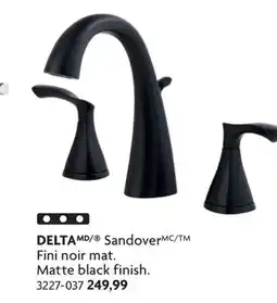 Home Hardware Sandover Matte black finish lavatory faucet offer
