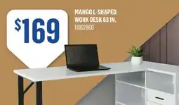 Canac Mango L-Shaped Work Desk 63 in offer