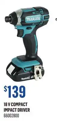 Canac 18 V Compact Impact Driver offer