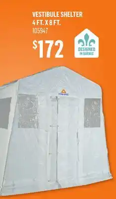 Canac Vestibule Shelter 4ft.x8ft offer