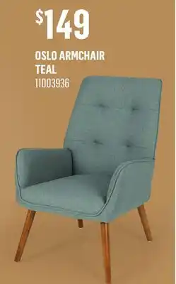 Canac Oslo Armchair Teal offer