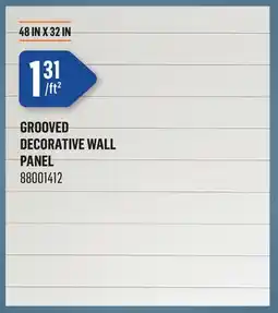 Canac Grooved Decorative Wall Panel offer
