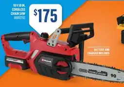 Canac 18 V 10 in. Cordless Chain Saw offer