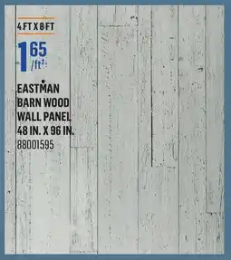 Canac Eastman Barn Wood Wall Panel 48 in. x 96 in offer