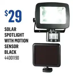 Canac Solar Spotlight with Motion Sensor Black offer