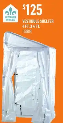 Canac Vestibule Shelter 4ft.x4ft offer