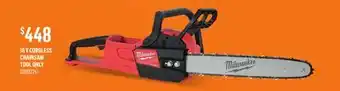 Canac 18 V Cordless Chainsaw ToolOnly offer