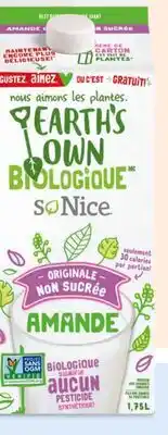 Avril Boisson d'amande bio offer