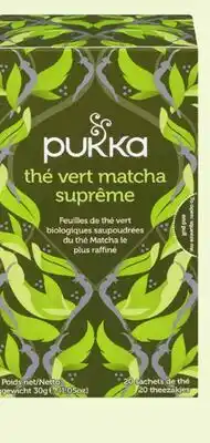 Avril PUKKA thé ou tisane bios offer