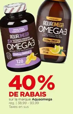 Avril Sur la marque Aquaomega offer