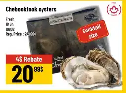 Mayrand Chebooktook oysters offer