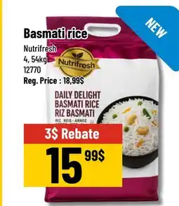 Mayrand Basmati Rice 4,54 kg offer