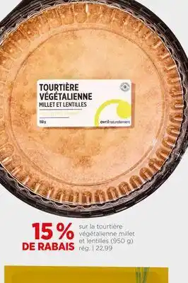 Avril Tourtière végétalienne millet et lentilles offer