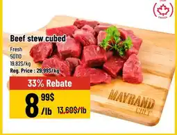 Mayrand Beef stew cubed offer