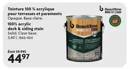 Home Hardware 100% acrylic deck & siding stain offer