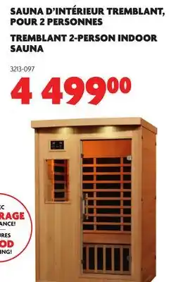 Home Hardware TREMBLANT 2-PERSON INDOOR SAUNA offer