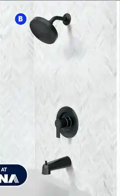RONA Moen Rinza bath/shower faucet Matte black finish offer