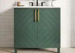 RONA 36, forest green vanities offer