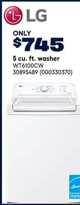 RONA 5 cu. ft. washer offer