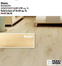 RONA MONO SERRA laminate flooring offer