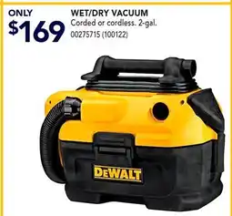 RONA WET/DRY VACUUM offer