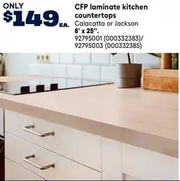 RONA CFP laminate kitchen countertops 8' x 25 offer
